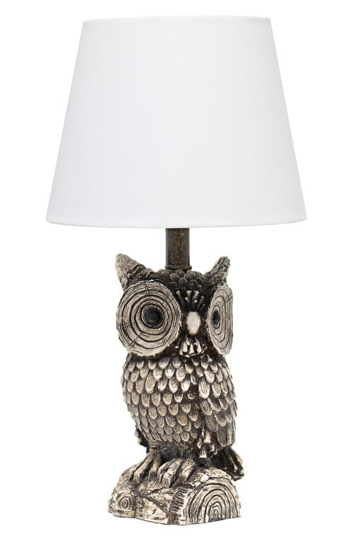 Shop Lalia Home Owl Table Lamp In Brown/white