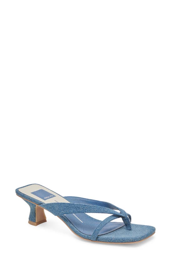 Dolce Vita Becket Sandal In Blue Woven