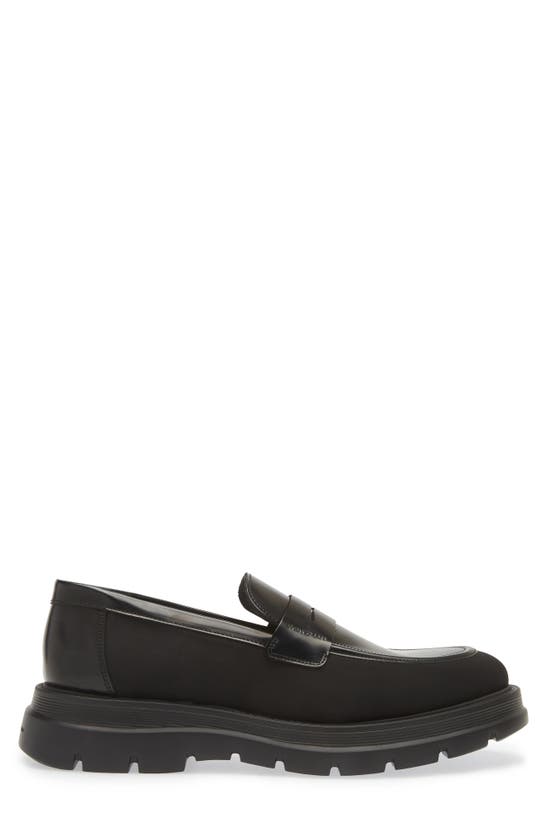 Stuart Weitzman Men's Club La Leather Penny Loafers In Black