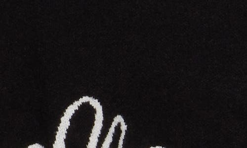 Industry Republic Clothing Mock Neck Jacquard Sweater In Black/white Sketch Flor