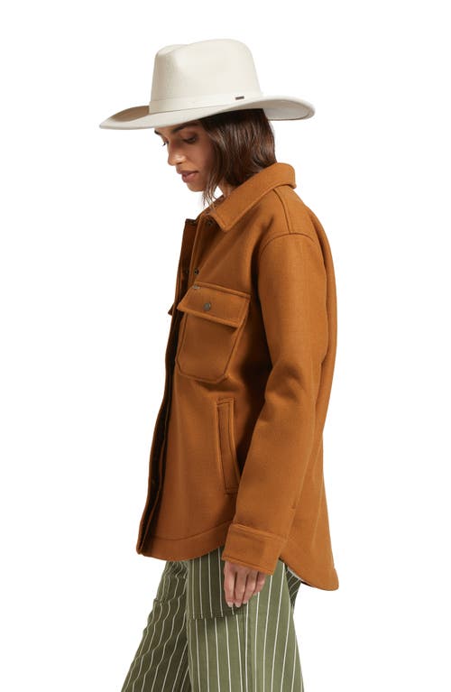 BRIXTON BRIXTON HARPER FELTED WOOL FEDORA 