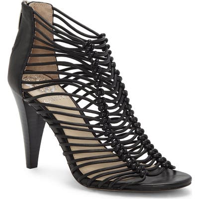 Vince Camuto Alsandra Strappy Cage Sandal, Black