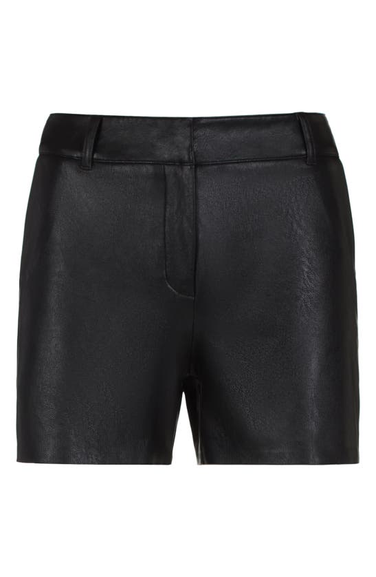 Shop Commando Faux Leather Shorts In Black
