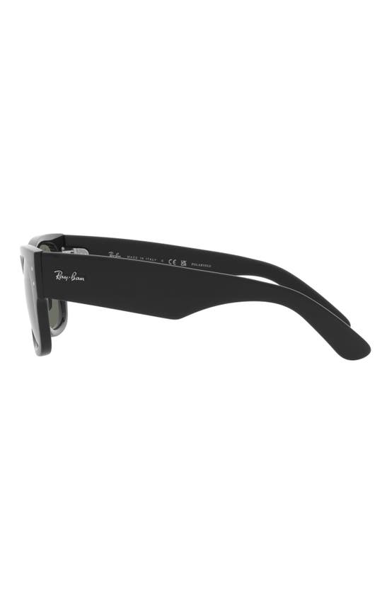 Ray Ban Mega Wayfarer 51mm Polarized Sunglasses In Black | ModeSens