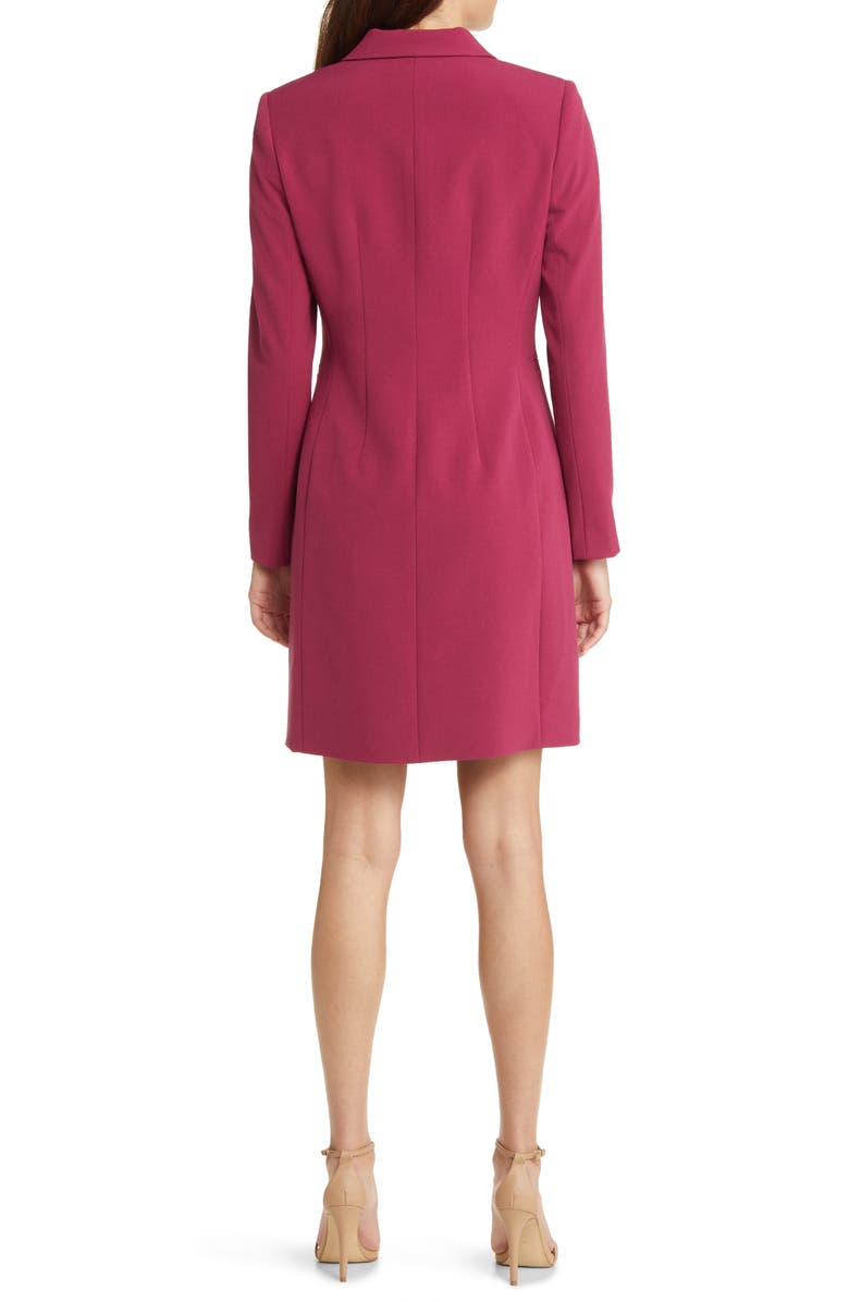 Tahari ASL Long Sleeve Crepe Coat Dress | Nordstromrack