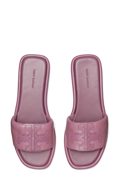 Purple tory burch sandals best sale