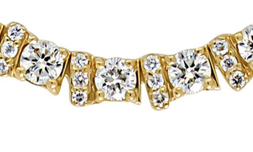 Bony Levy Audrey Diamond Frontal Necklace In 18k Yellow Gold/diamond