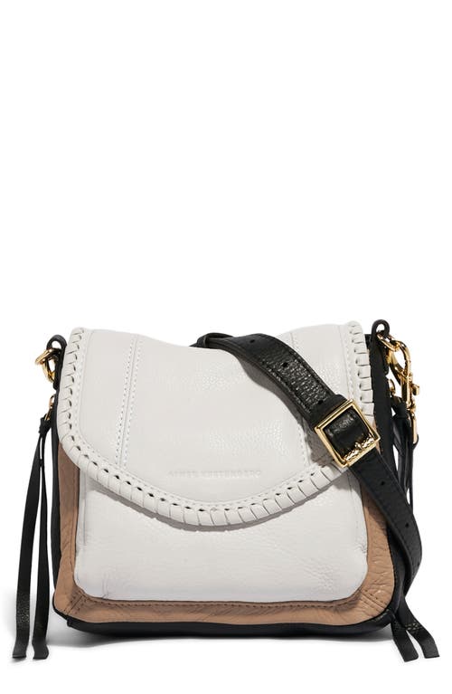 Aimee Kestenberg Mini All For Love Convertible Leather Crossbody Bag in Oat Colorblock