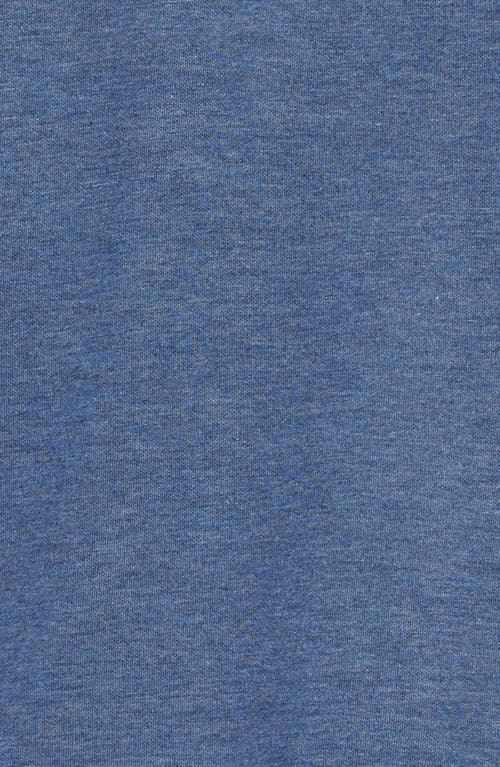 Johnston & Murphy Kids' Solid Quarter Zip Pullover In Blue/light Gray