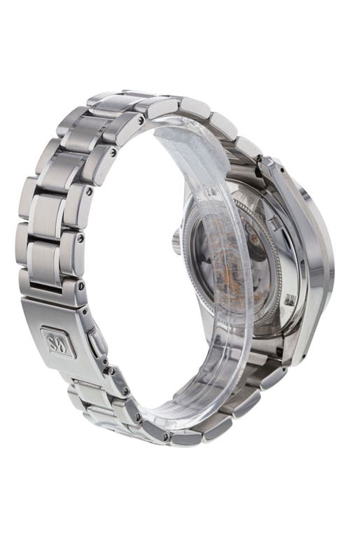 Watchfinder & Co. Grand Seiko  Heritage Collection Bracelet Watch, 40mm In Silver/blue