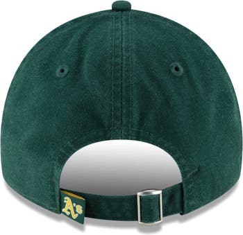 Oakland Athletics New Era Team Replica Core Classic 9TWENTY Adjustable Hat  - Green/Gold