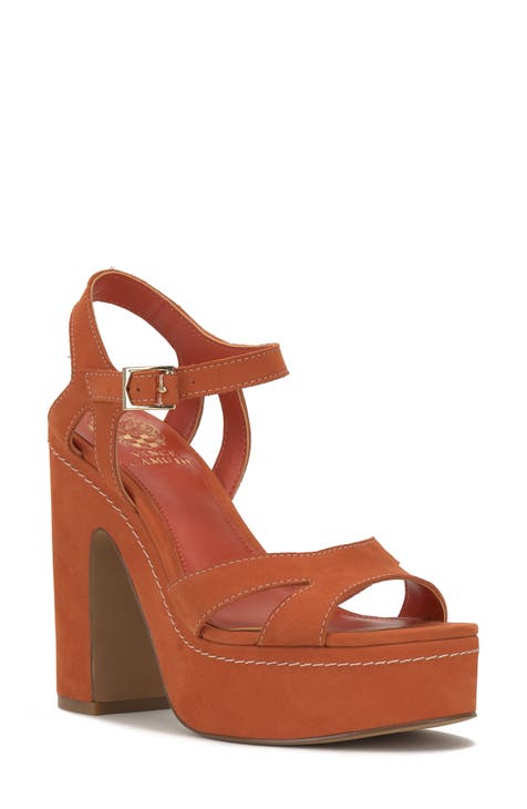 Vince Camuto Shoes Brown BP - Braida Summer Cognac Sandals Womens Size 8M
