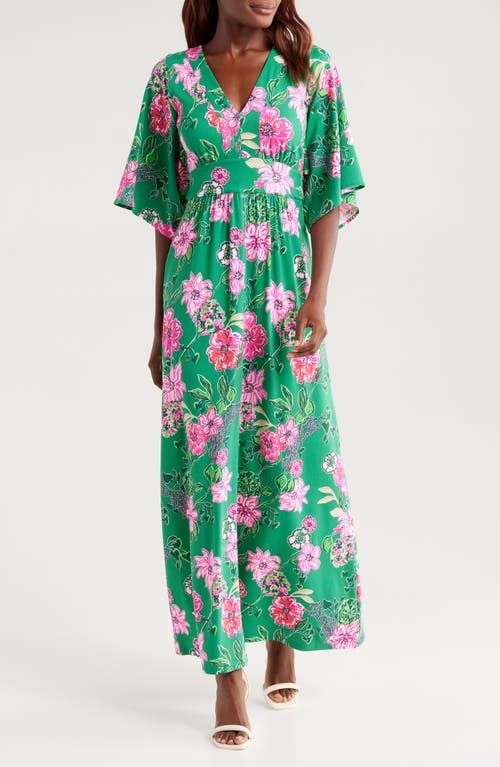 Shop Lilly Pulitzer ® Roselle Maxi Dress In Green Multi