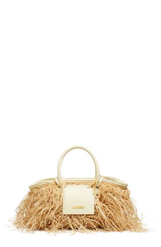 Jacquemus Yellow Fringed Beach Basket Le Panier Soli