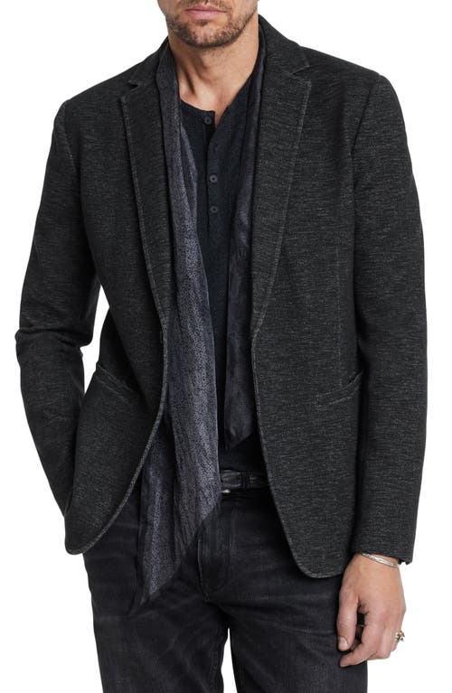 Shop John Varvatos Greenville Knit Jacket In Black