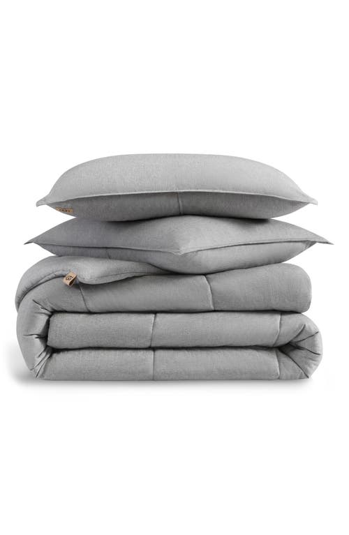 Shop Ugg(r) Devon Comforter & Sham Set In Seal Gray