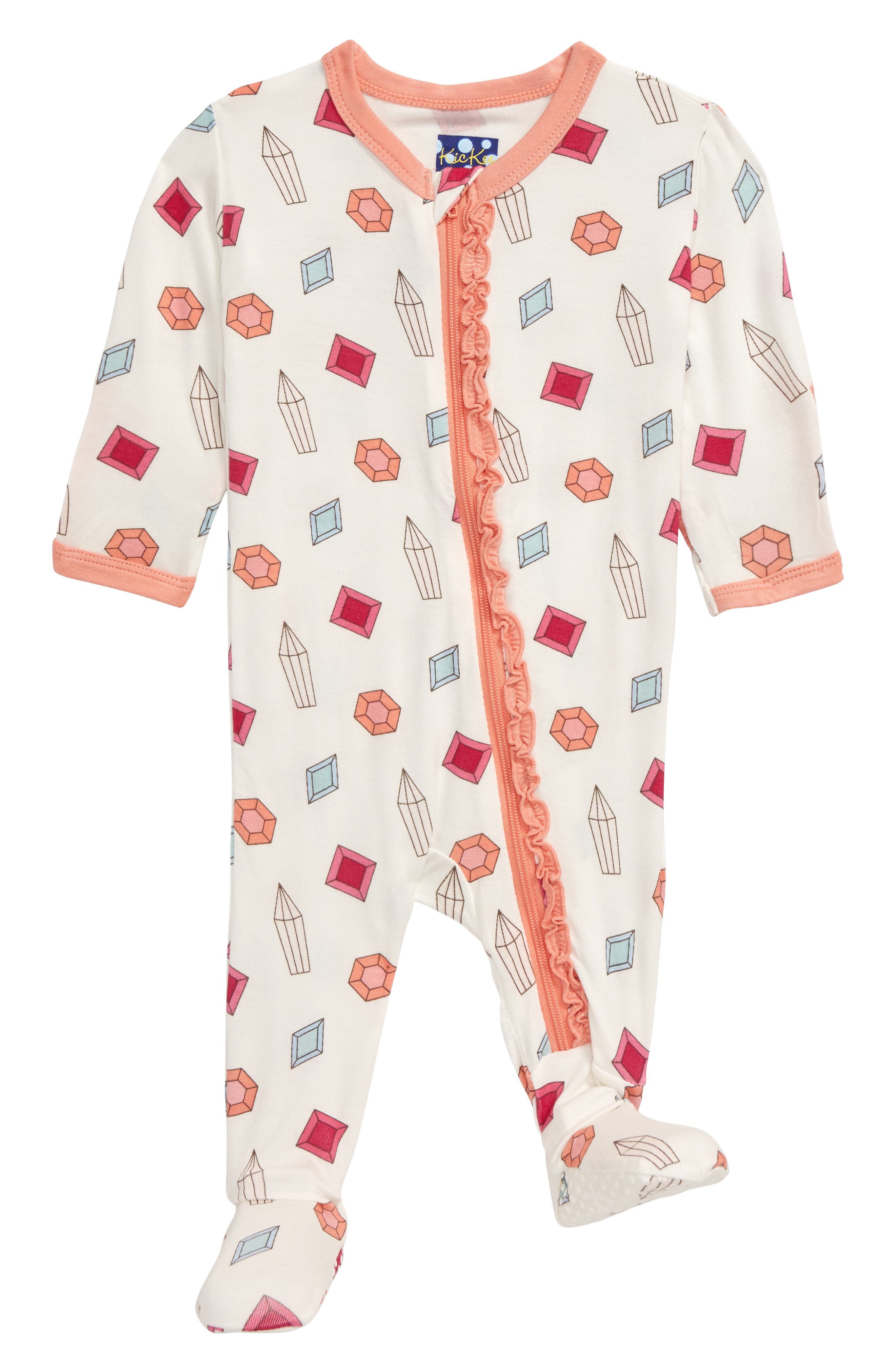 Kickee Pants Muffin Ruffle Footie (Baby) Nordstrom
