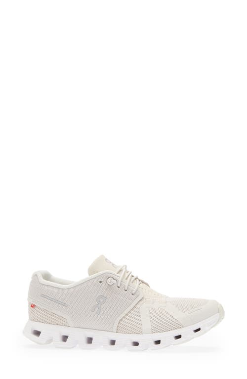 Shop On Cloud 5 Running Shoe In Pearl/white