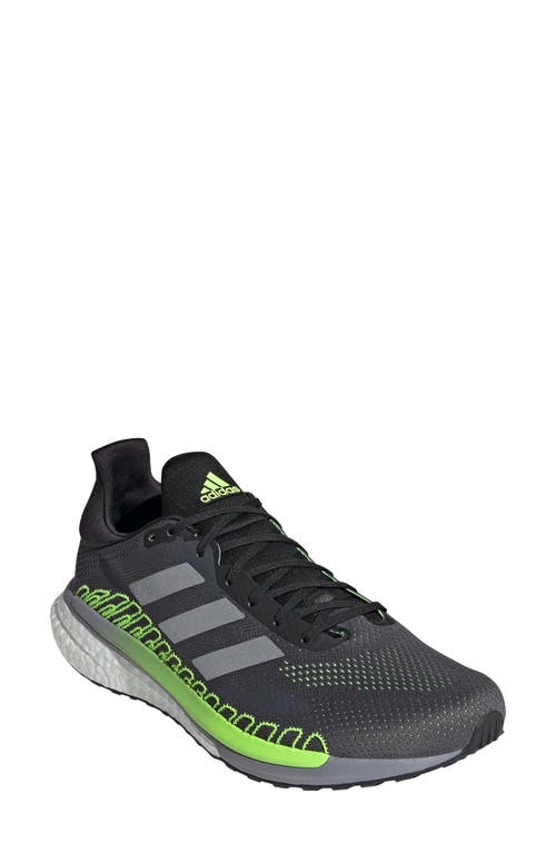 adidas SolarGlide3 Running Shoe in Grey/Silver Metallic at Nordstrom, Size 8