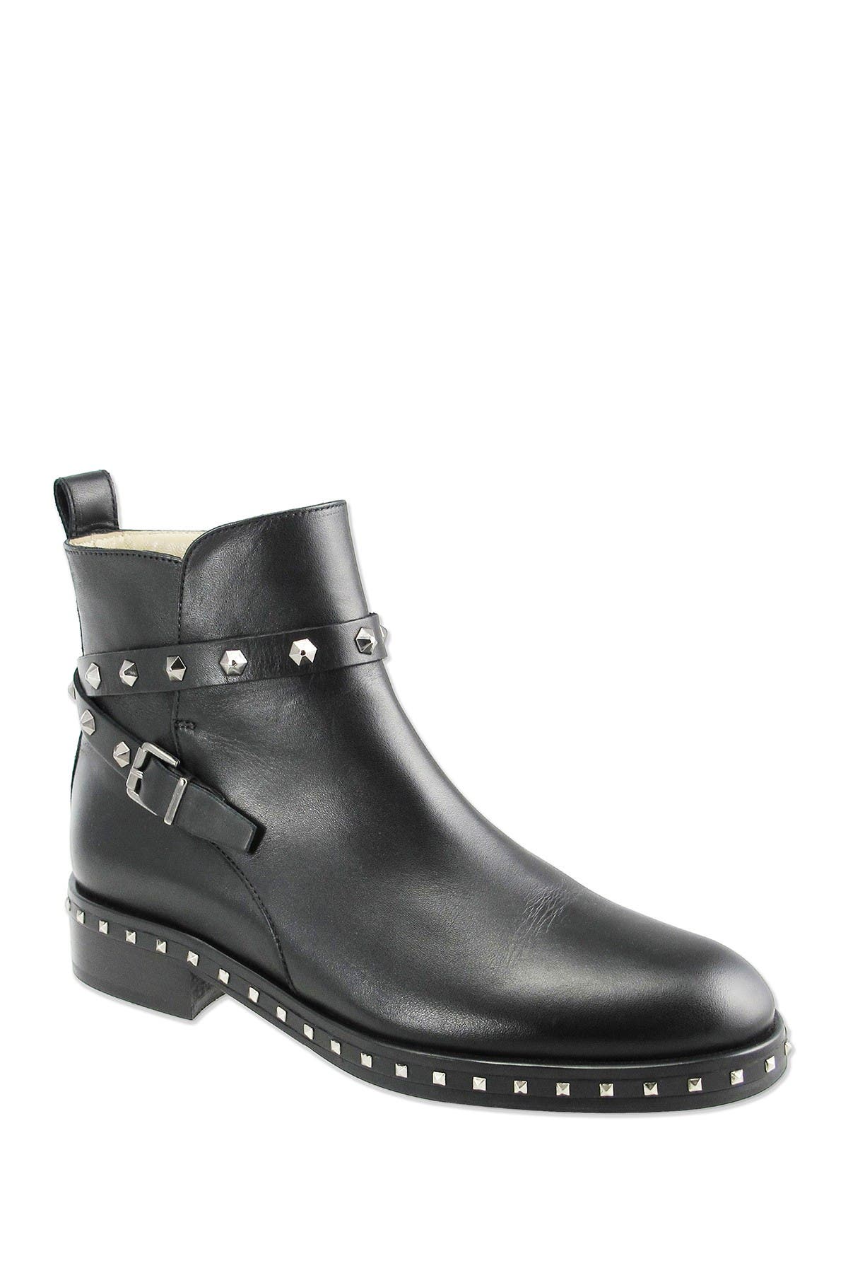 Brailynn Studded Leather Ankle Boot 