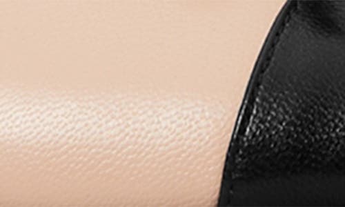 Tory Burch Bow Logo Cap Toe Pump In Rose Pink/perfect Black