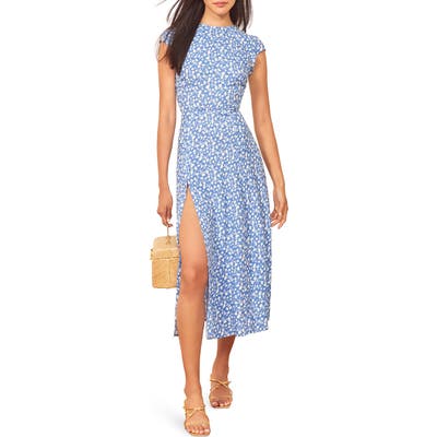 Reformation Gavin Dress, Blue
