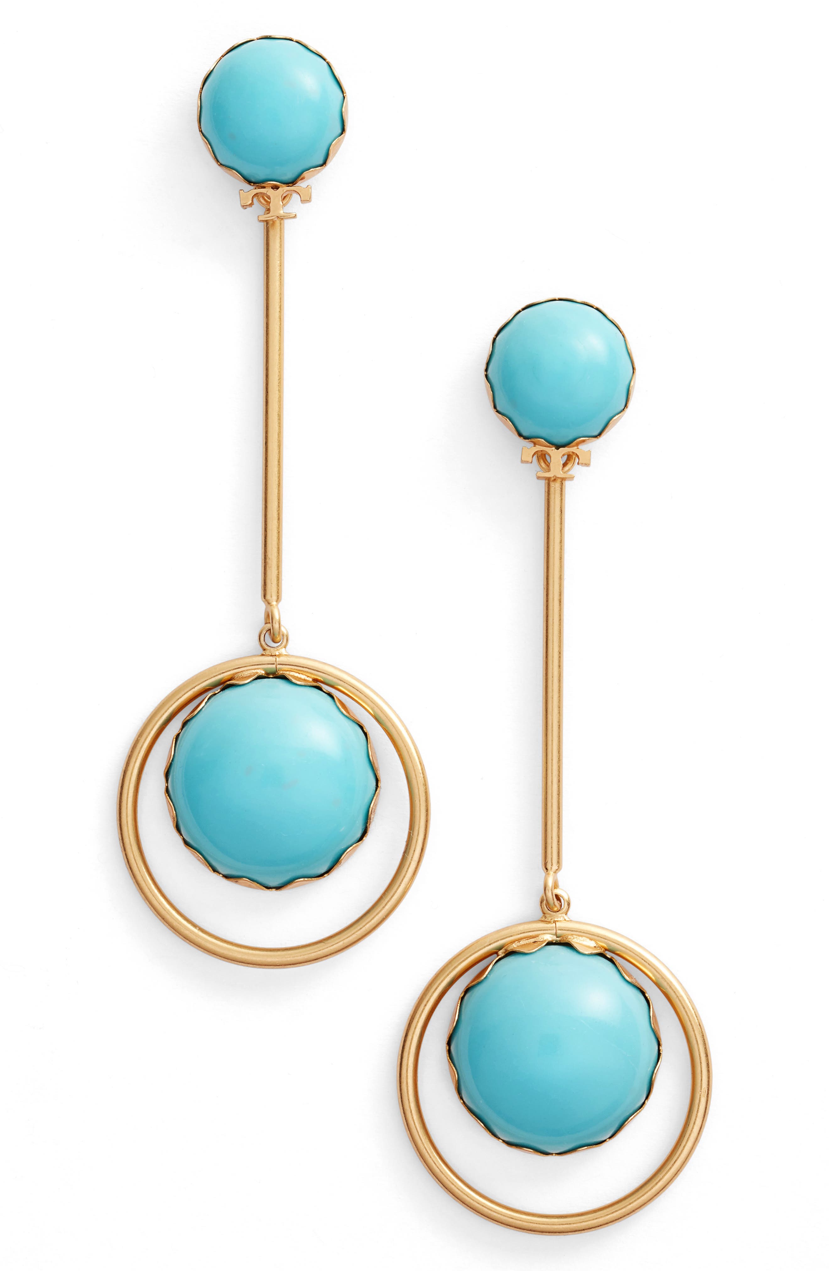 Tory Burch Linear Drop Earrings Nordstrom