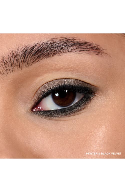 Shop Bobbi Brown Long-wear Cream Eyeshadow & Kohl Eyeliner In Pewter/black Velvet