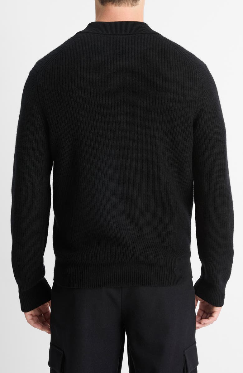 Vince Wool & Cashmere Quarter Zip Sweater, Alternate, color, 