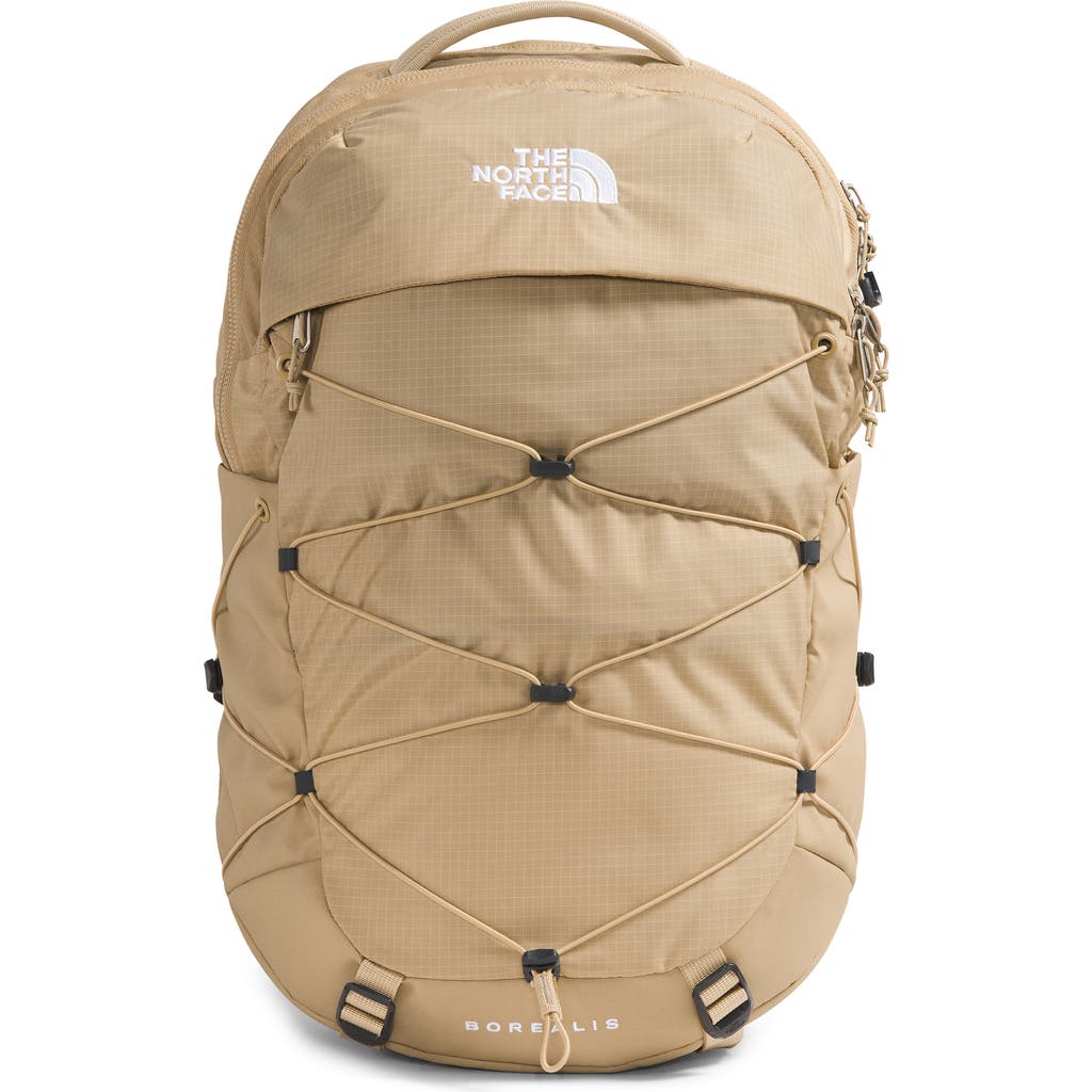 The North Face Borealis Water Repellent Backpack In Khaki Stone