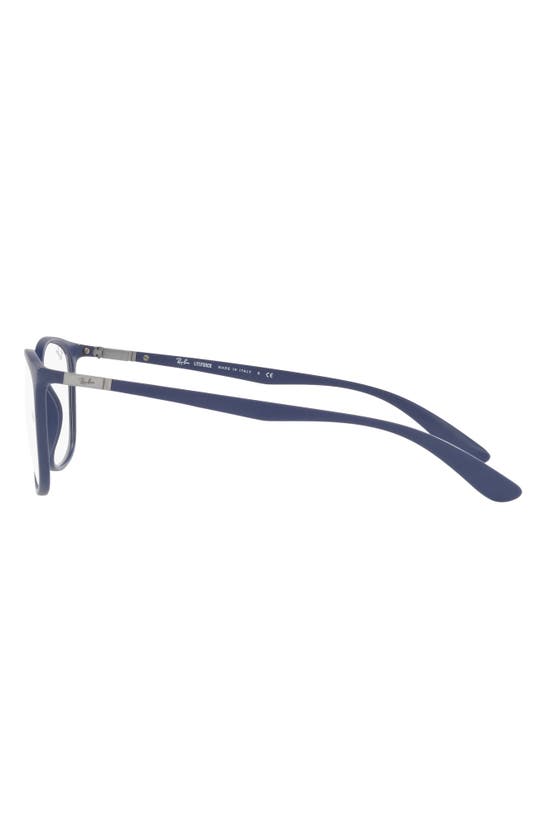 Ray Ban 54mm Square Optical Glasses In Blue