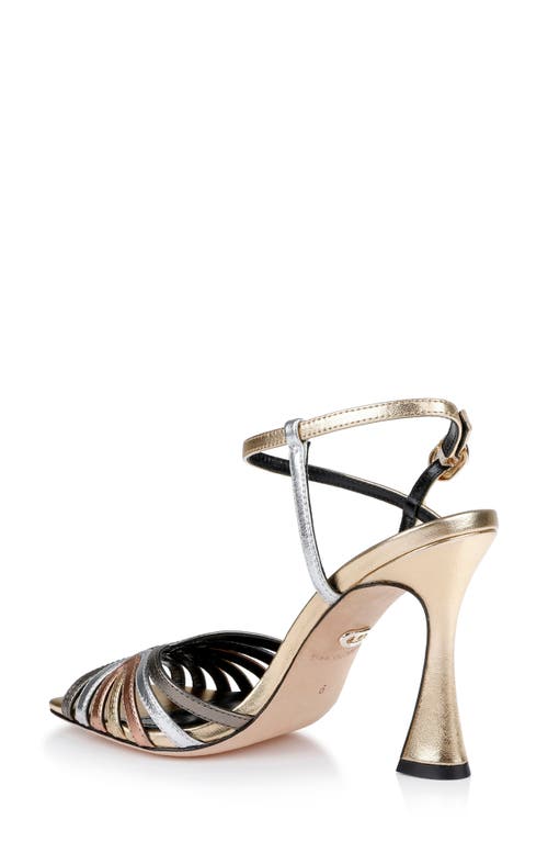 Shop Dee Ocleppo Carmel Ankle Strap Sandal In Metallic Multi