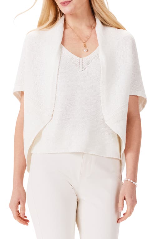 NIC+ZOE Sleek Cocoon Cardigan in Classic Cream at Nordstrom, Size Large