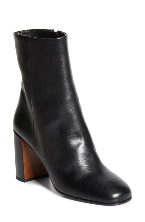 Prada 85 Leather Mid-calf Boots In Nero