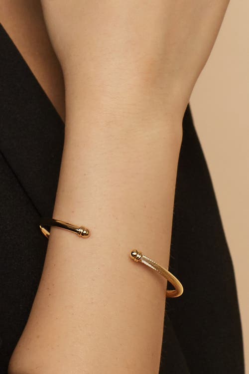 Oradina Red Carpet Cuff In Yellow Gold