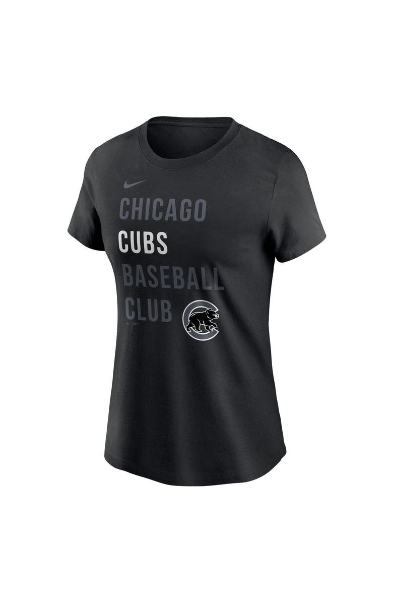 Nike Women's Nike Black Chicago Cubs Baseball Club T-Shirt | Nordstrom