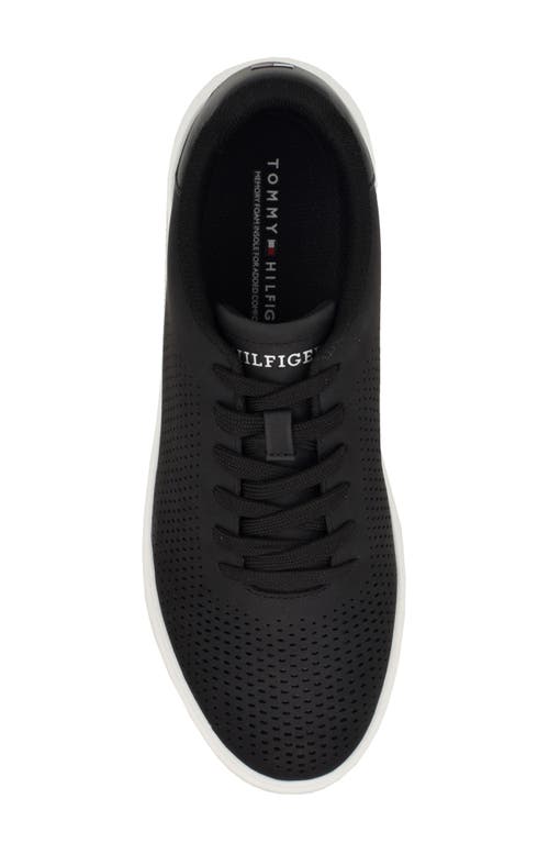 Tommy Hilfiger Men's Norwin Casual Lace Up Sneakers In Black