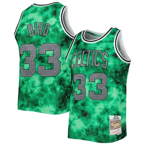 Men's Mitchell & Ness Paul Pierce Kelly Green Boston Celtics Retirement  Name & Number T-Shirt
