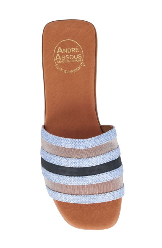 Shop Andre Assous Kaila Slide Sandal In Blue