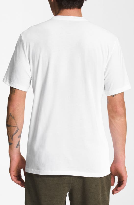 Shop The North Face Half Dome Logo Graphic T-shirt In Tnf White/ Tnf Black