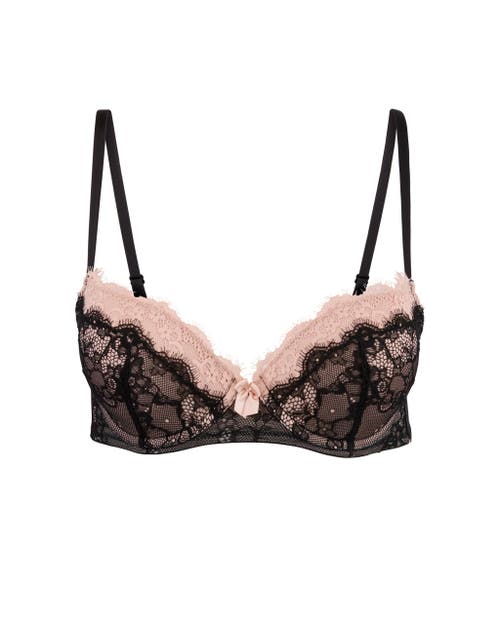 Adore Me Emanuelly Push Up Balconette Bra In Light Brown