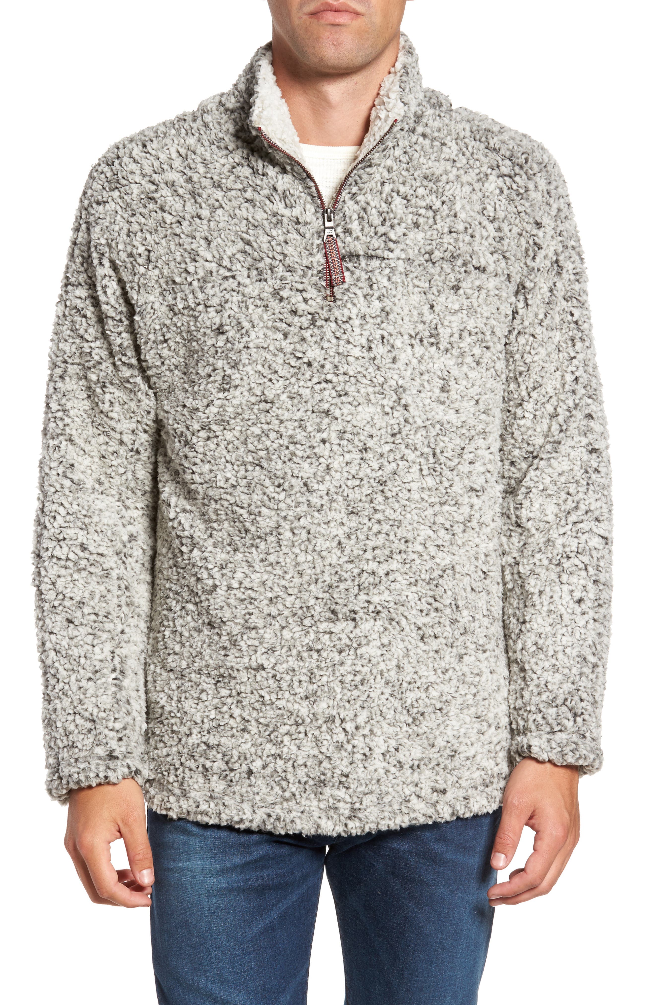 true grit quarter zip sherpa pullover