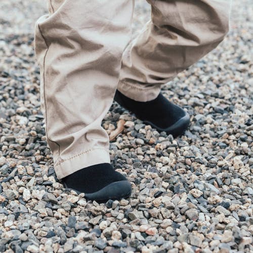 Komuello Toddler Sock Shoes Simple In Black