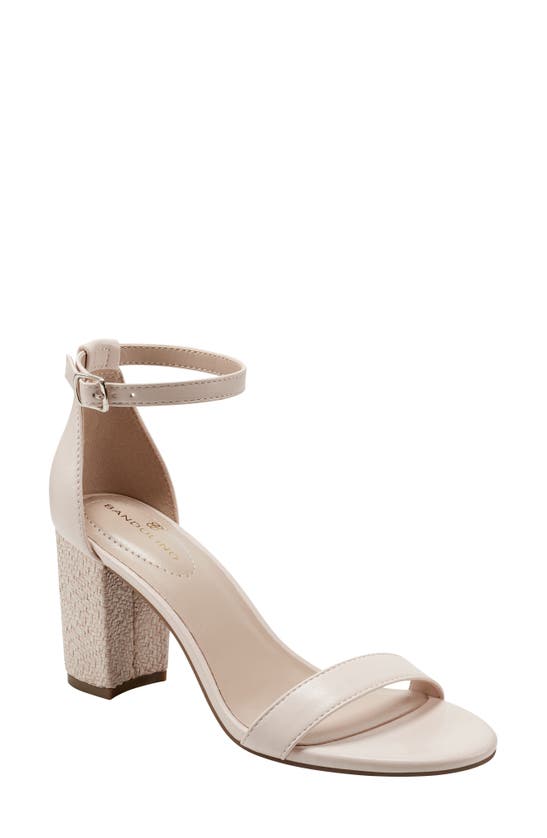 Bandolino Armory Ankle Strap Sandal In Light Pink