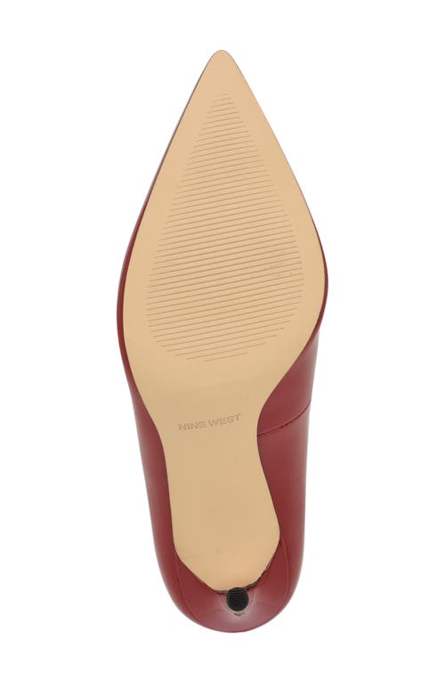 Shop Nine West Fresh Pointed Toe Pump In Med Red