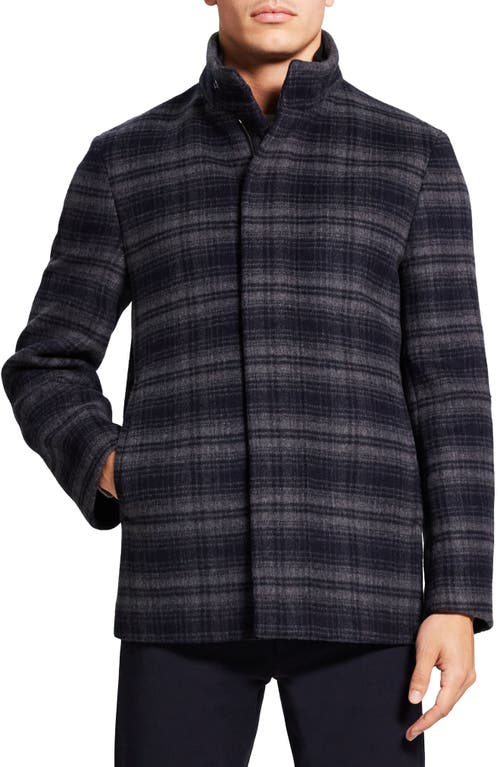 Theory Clarence Pure 2 Recycled Wool Jacket in Baltic Multi - Zci at Nordstrom, Size Small