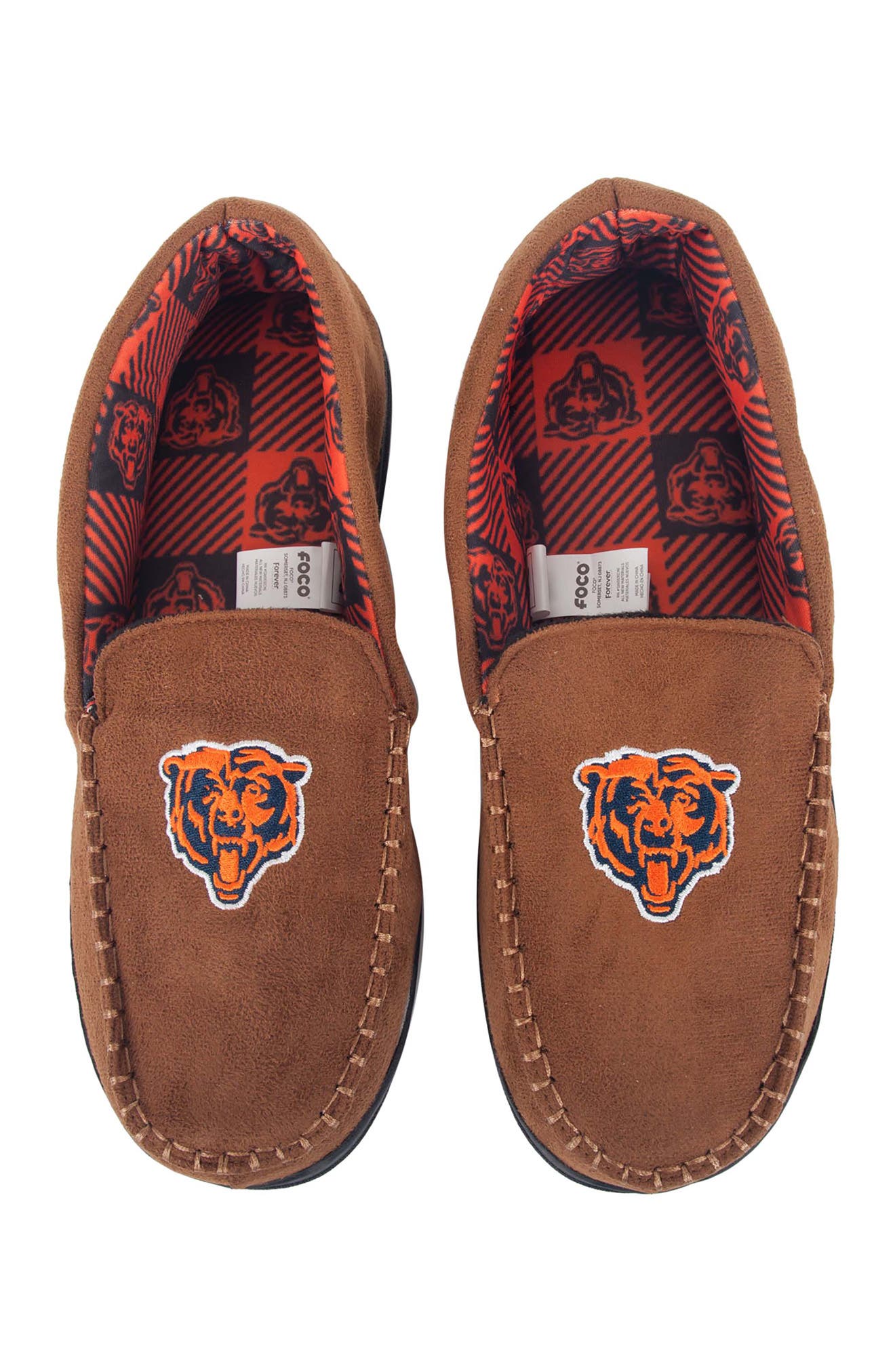 chicago bears men's slippers