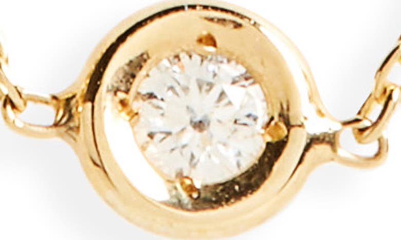 Roberto Coin 3-station Diamond Necklace In Yellow Gold