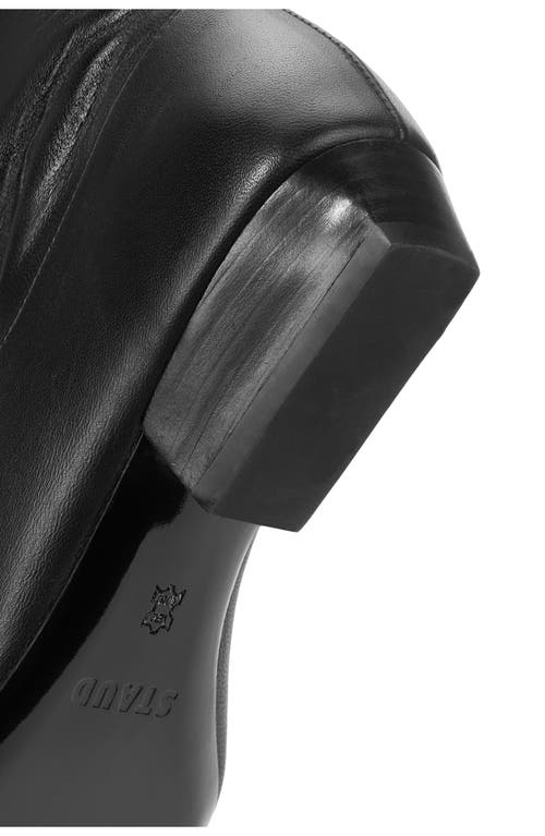 Staud Wally Leather Knee Boots In Black