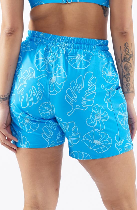 Shop Tomboyx 5-inch Reversible Board Shorts In Keep Palm